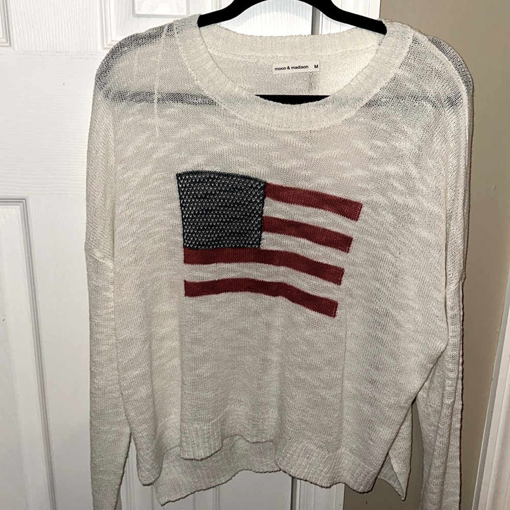 American Flag Sweater
